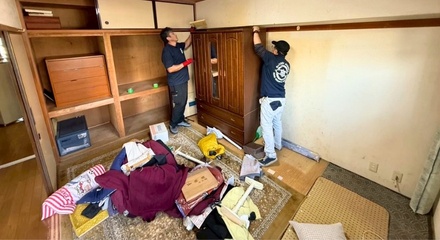 東京都個人のお客様宅の不用品回収before写真